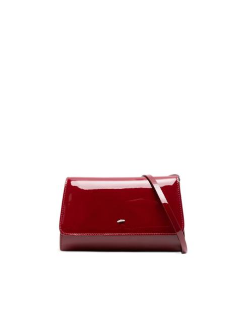 leather crystal-embellished bag