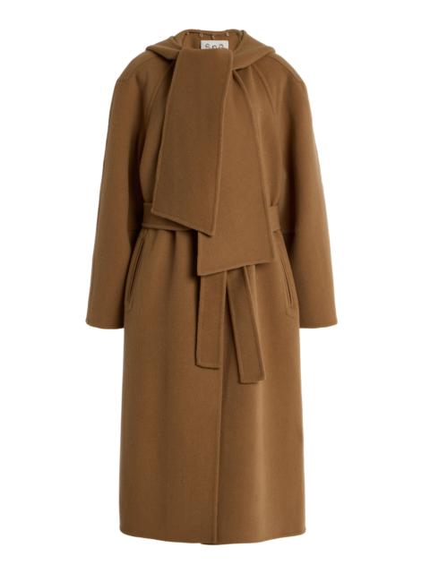Astra Double-Faced Wool Coat khaki