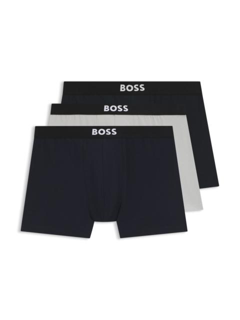 THREE-PACK OF BOXER BRIEFS IN STRETCH COTTON