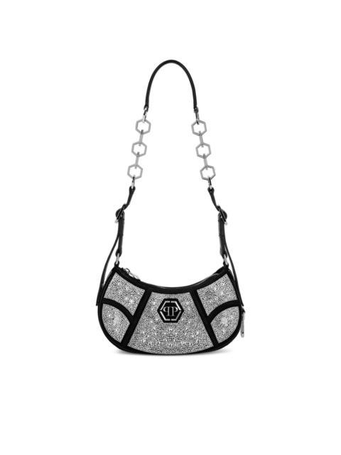 crystal-embellished shoulder bag