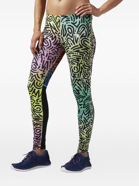 graphic-print leggings