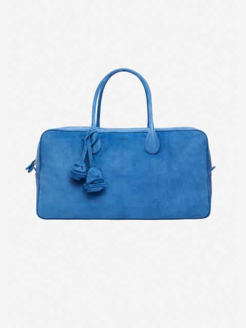 Large Brigitte bag in blue suede