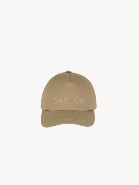 saint laurent cap in gabardine