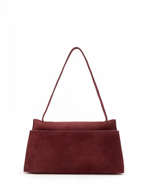 Long Papillon Suede Burgundy