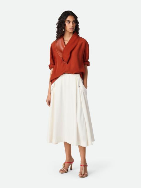 Viscose Pleated Skirt