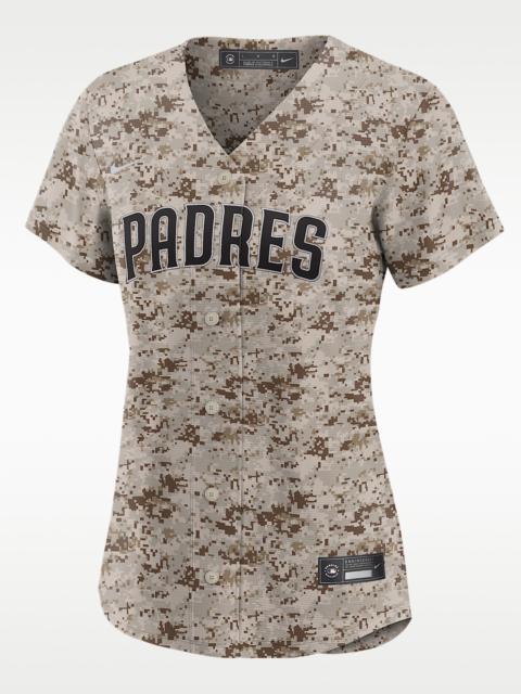 Manny Machado San Diego Padres USMC Nike Women's MLB Replica Jersey