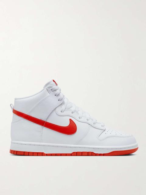 Dunk Hi Retro High-Top Leather Sneakers