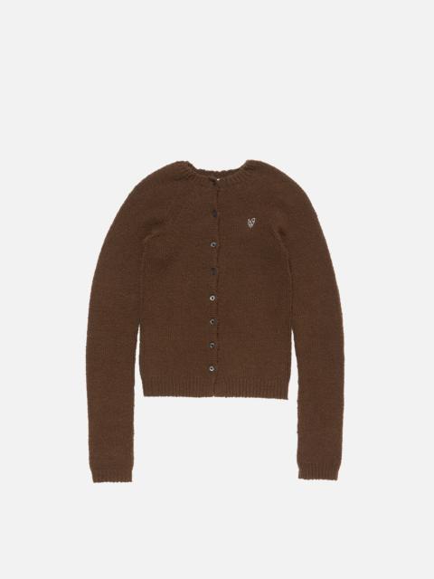 Button-up cardigan - Antique brown