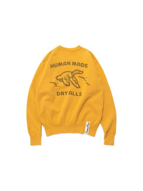 Human Made Duck Tsuriami Sweatshirt Yellow