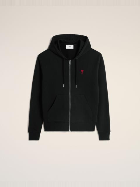 RED AMI DE COEUR ZIPPED HOODIE