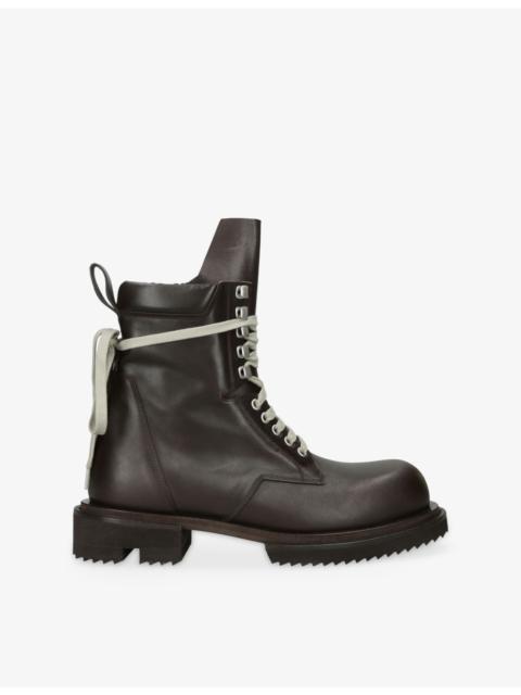 Low Army Gabe Leather Ankle Boots