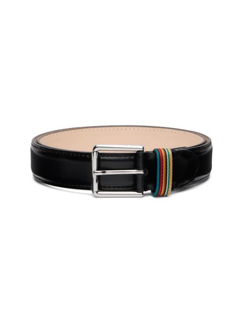 Black Stripe Keeper Belt