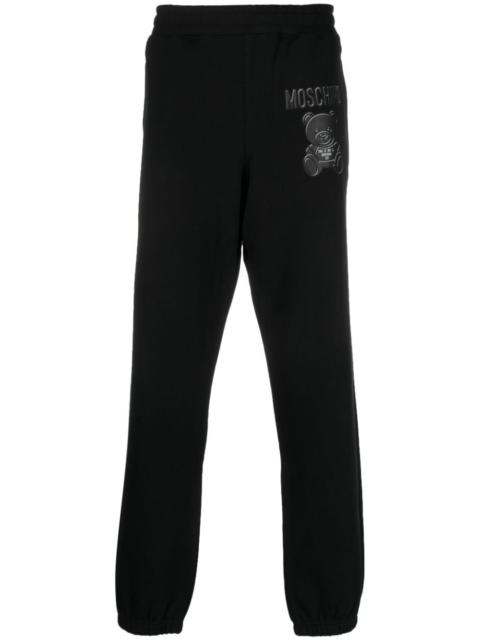 logo-print organic cotton track pants