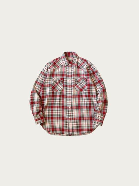 Columbia-Check HUSKY Western Shirt - Red