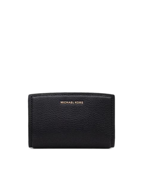 textured leather wallet