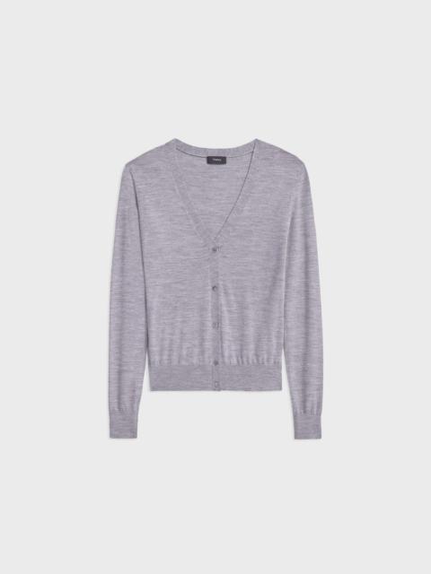 V-Neck Cardigan in Regal Wool