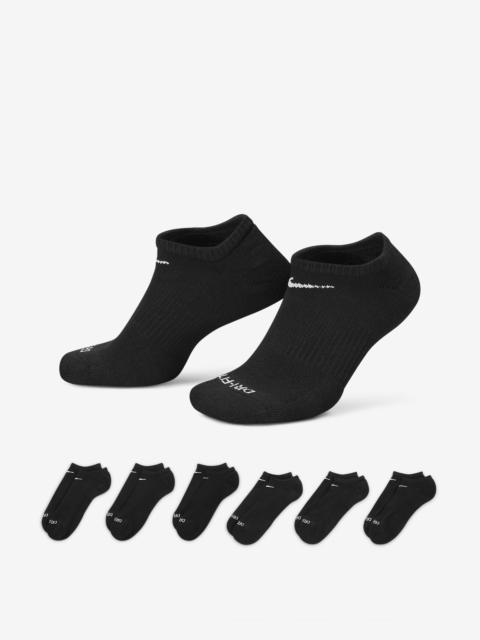 Nike Everyday Plus Cushioned Training No-Show Socks (6 Pairs)