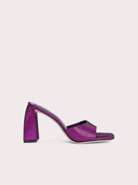 Michele Fuchsia Disco Dot Leather