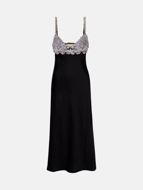 Embellished midi dress