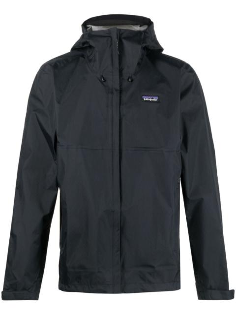 long-sleeve recycled nylon coat