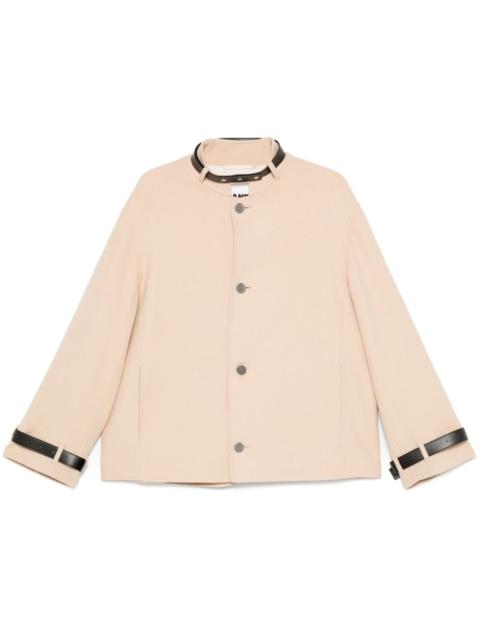 belted-detailed coat