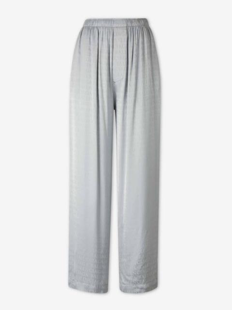 MONOGRAM WIDE LEG TROUSERS