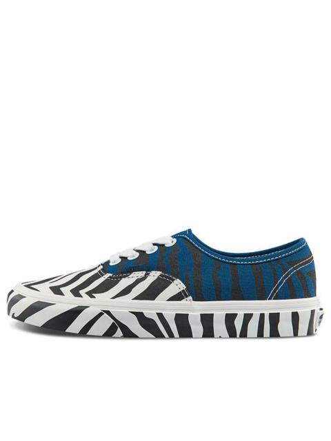 Vans Unisex Authentic Animal Low-Top Sneakers White/Black/Blue VN0A5KRDASQ