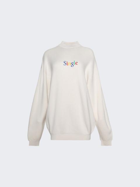 Single Sweatshirt White