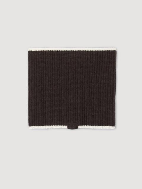 RIBBED KNIT NECK WARMER