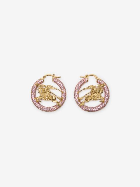 EKD Pavé Hoop Earrings