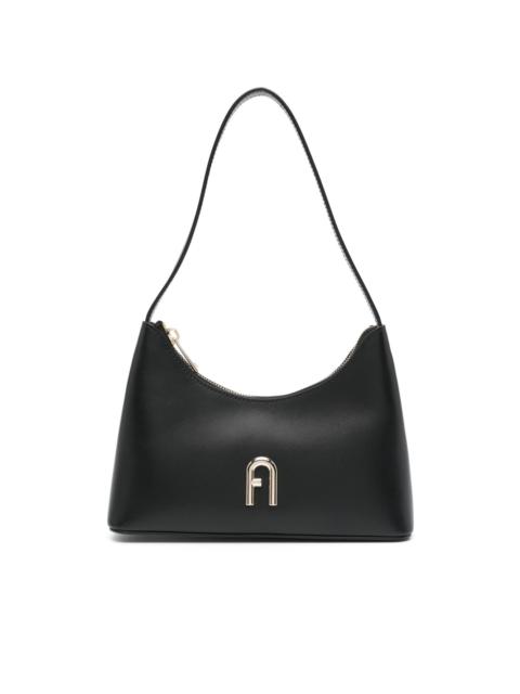 Diamond mini leather shoulder bag