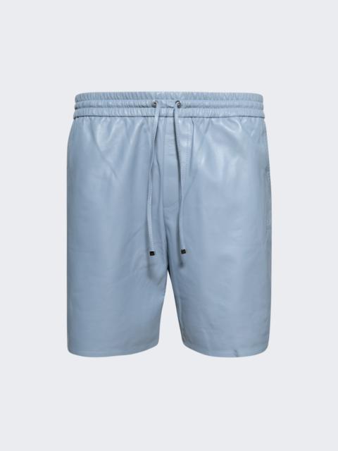 Leather Short Ashley Blue
