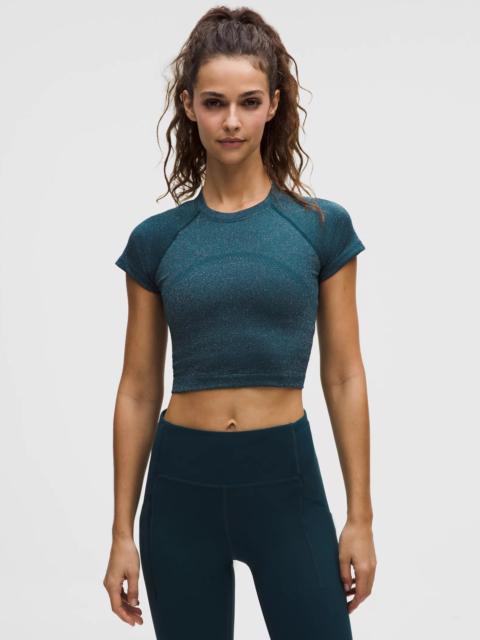 Swiftly Tech Cropped Short-Sleeve Shirt 2.0 *Sparkle