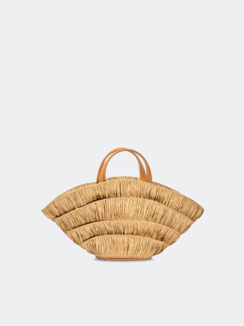 Fan Mini Mercado Tote in Natural