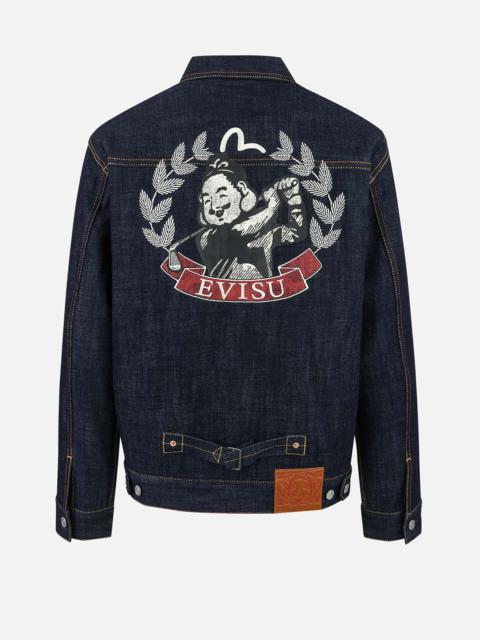 Godhead Golfing Print Regular Fit Denim Jacket