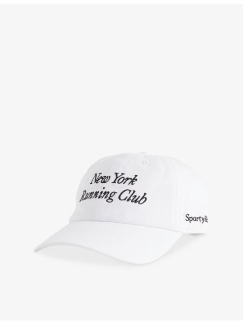 Run Club Embroidered Cotton Baseball Cap