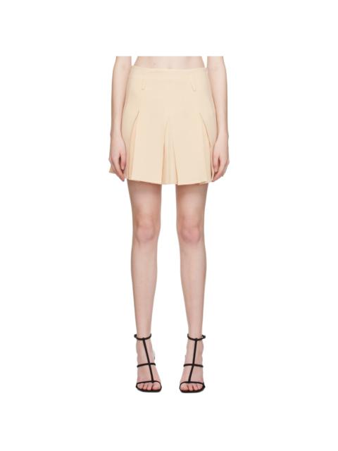 Beige Konno Miniskirt