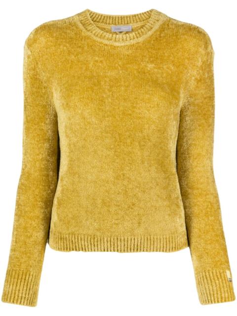 long-sleeve chenille jumper