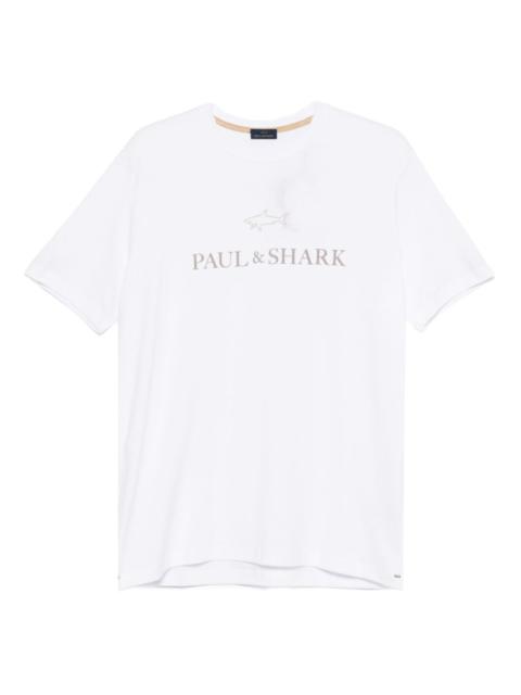 logo-print cotton T-shirt