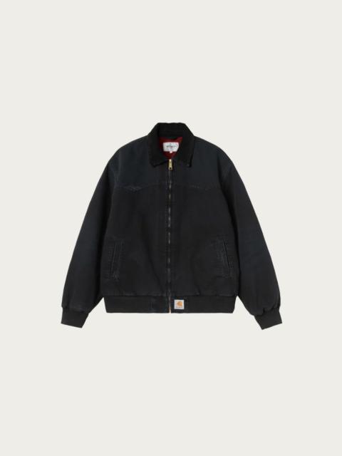 OG Santa fe Jacket - Black/Black Grind Wash