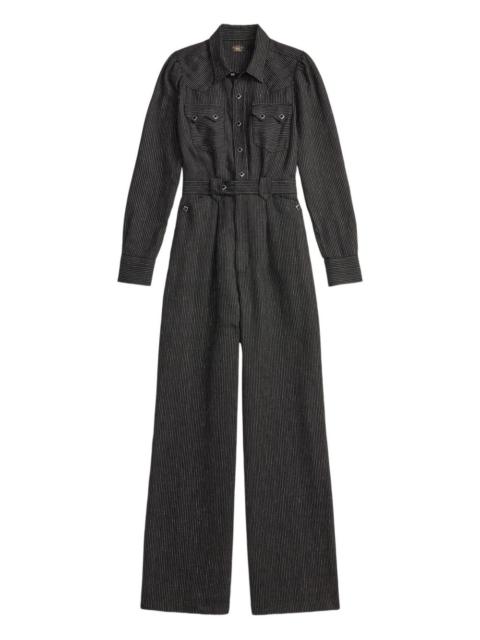belted jumpsuit