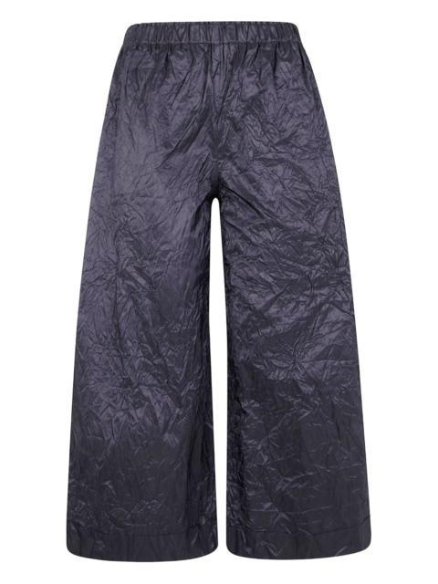 crumpled silk trousers