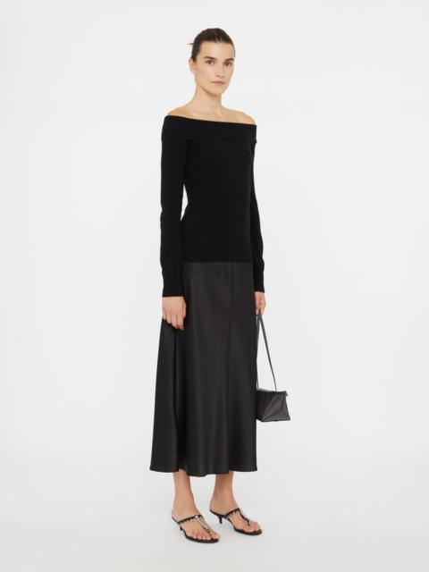 Shoulderless Cashmere Monument Dress