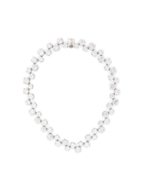 zirconia-embellished necklace
