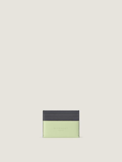 ANTIGONA STAMPED BICOLOR CARD HOLDER IN LEATHER