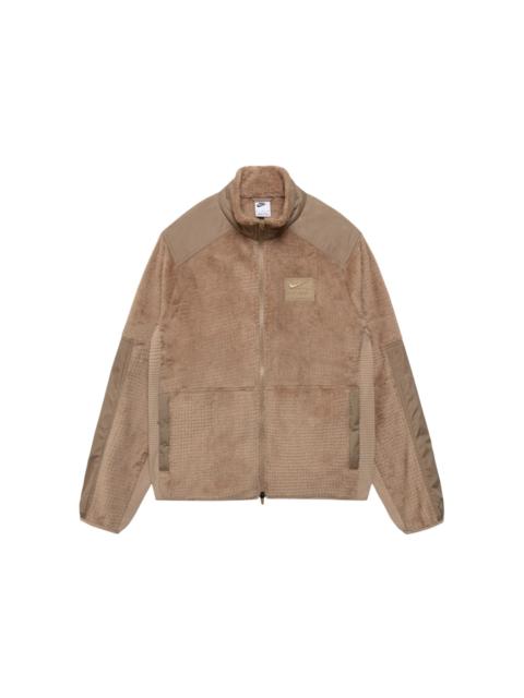 Stussy x Nike Full Zip Fleece Pine Nut