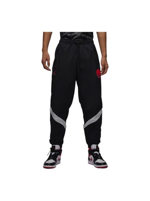 Air Jordan Paris Saint-Germain Woven Pants Asia Sizing 'Off Noir Pink' FV7733-045