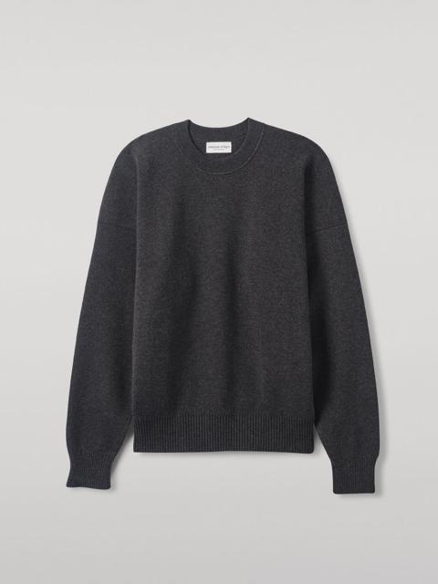 Relaxed Milano Stitch Grey Jumper
