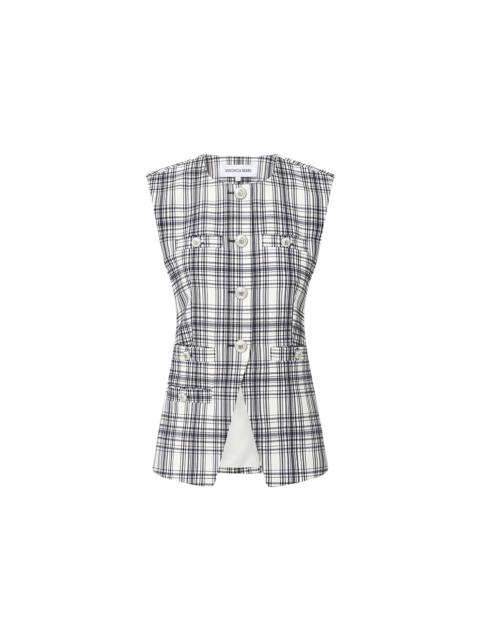 TAMARA PLAID VEST