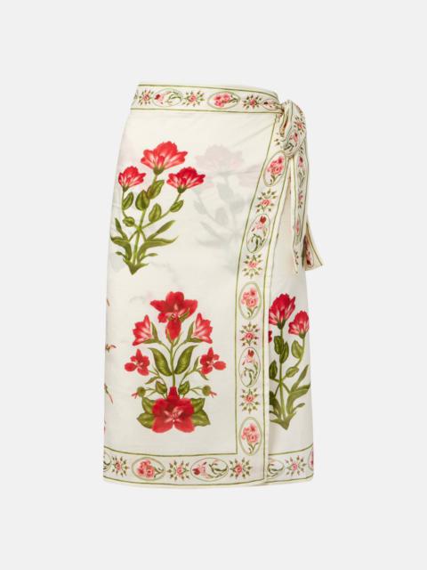 Emelina cotton and silk beach cover-up